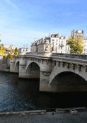 Pont embl&eacute;matique de la Seine &agrave; Paris